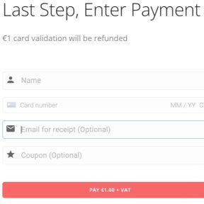 Enter your payment details.