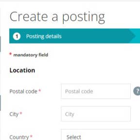 Create your job ad.
