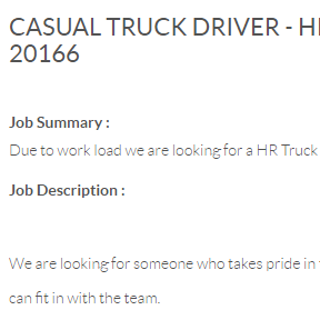 View your job post.