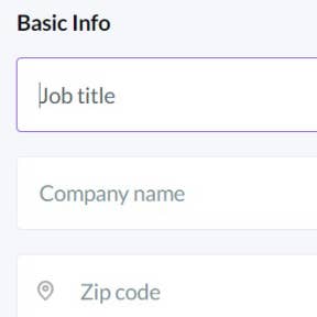 Create your job ad.