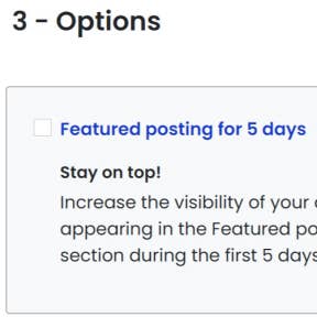 Select add-ons.