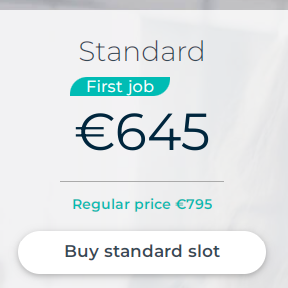 Select a job posting package.