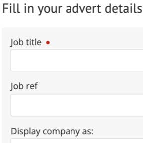 Create your job post.