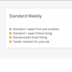 Read through the listing options.