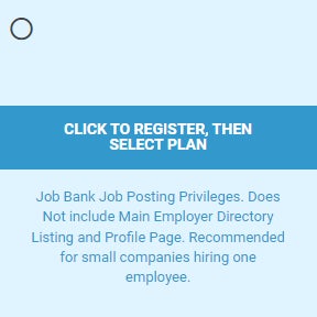 Select a job posting package.