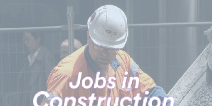 Jobs in Construction logo.