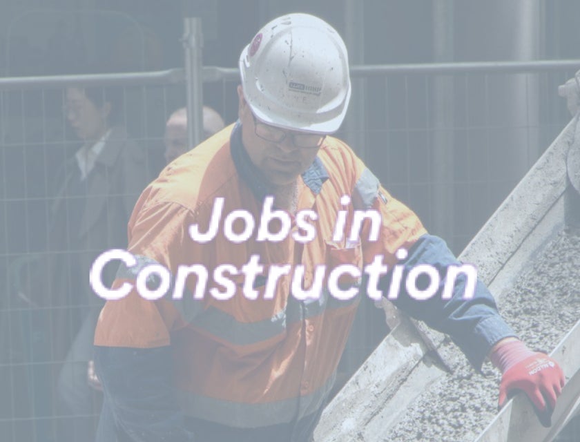 Jobs in Construction logo.