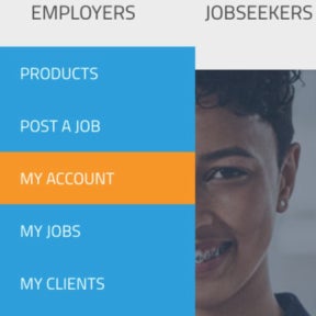 Navigate to the Jobs4physios home page.