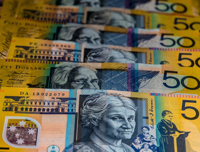 Australian bank notes.