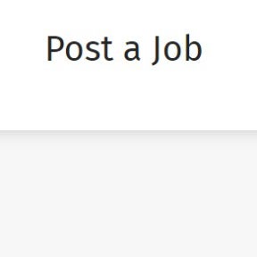 Click on "Post a Job."