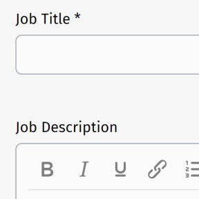 Create your job post.