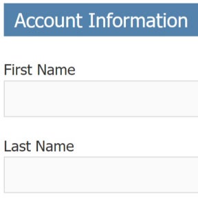 Create an account.