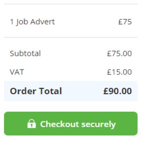 Click "Checkout securely."