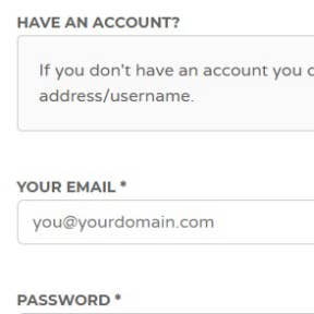 Complete the online form.