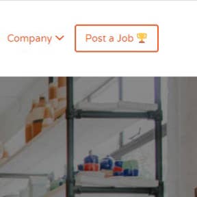 Click "Post a Job" on the home page.