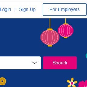 Click on "For Employers."