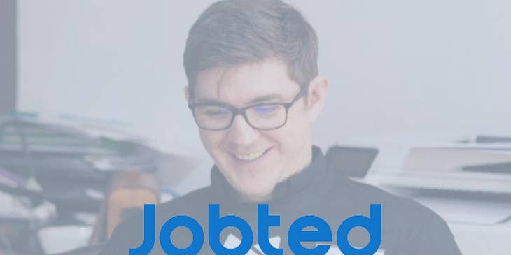 Jobted logo.