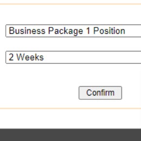 Select a job posting plan.