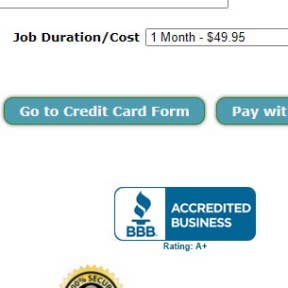 Complete the online form to post a featured job.