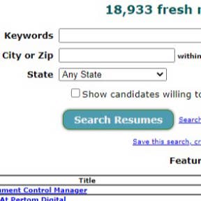 Use the search filters.