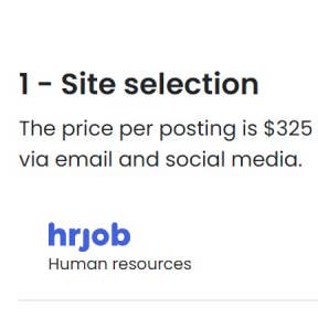 Select the Jobwings.ca site.