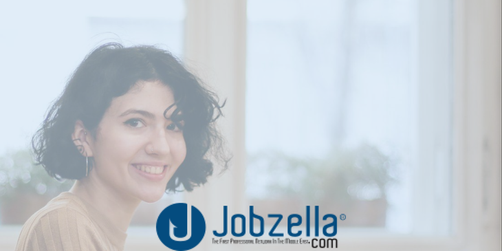 Jobzella logo.
