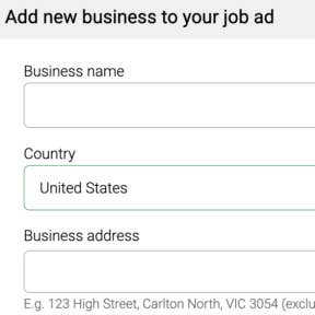 Add information about your business.