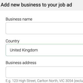 Add information about your business.