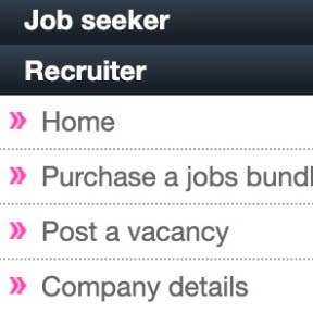 Click on "Recruiter."