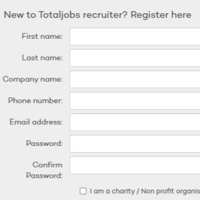 Register as an employer.