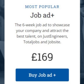 Select a job ad plan.
