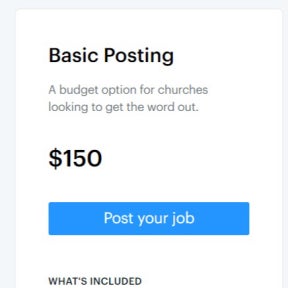 Select a posting plan.