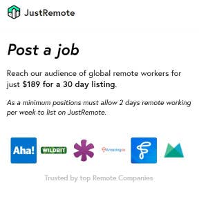Create your job post.