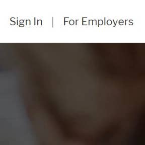 Click on "For Employers."