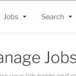 Create and post your job.