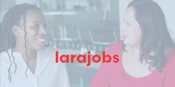 LaraJobs logo.