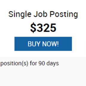 Select a job posting package.