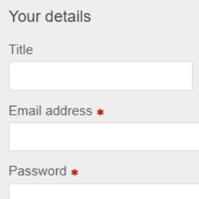 Create an employer account.