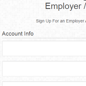 Create an employer account.