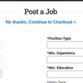Enter your job details.