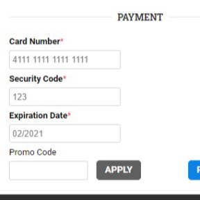 Enter your billing information.