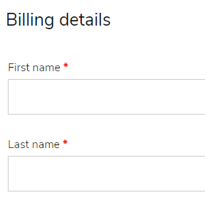 Finalize your order.