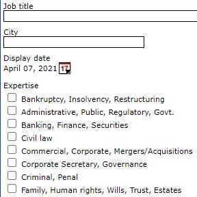 Enter your job posting details.