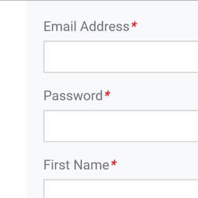 Register your account.