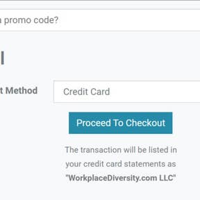 Select a payment option.