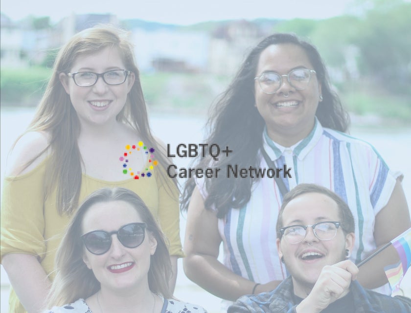 LGBTQ+ Career Network logo.