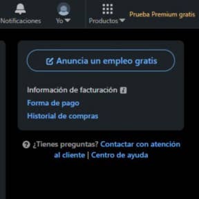 Publica la oferta de trabajo.