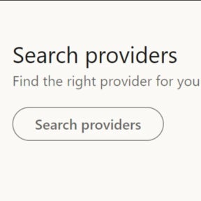 Click on "Search providers."