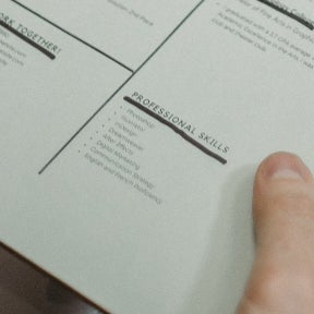 List your competencies.