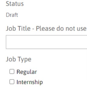 Create your listing.